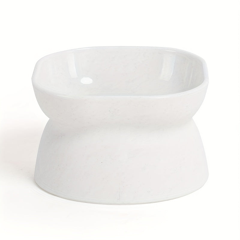 Ergonomic Anti-Spill Cat Bowl: Health-Conscious, Sleek Design for Food & Water