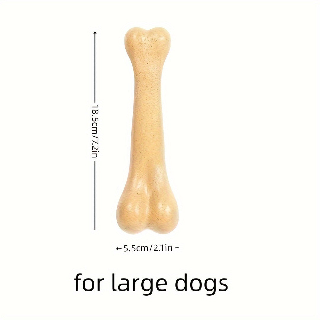 Durable Beef Flavored Dog Chew Toy, Polypropylene Bone Shaped Teeth Cleaning Chew for All Breed Sizes, Interactive Training Pet Toy for Oral Care and Dental Health