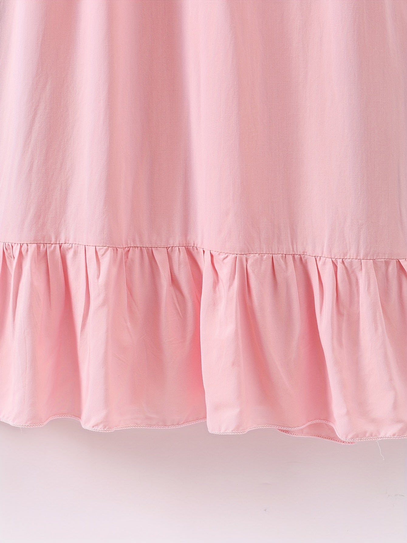 Romantic Lace Trim Princess Nightdress - Soft, Sweet, and Cute V-Neck Ruffle Hem Sleep Dress for Women - Comfortable, Breathable, and Relaxed Fit Sleepwear & Dresses for a Good Night's Sleep