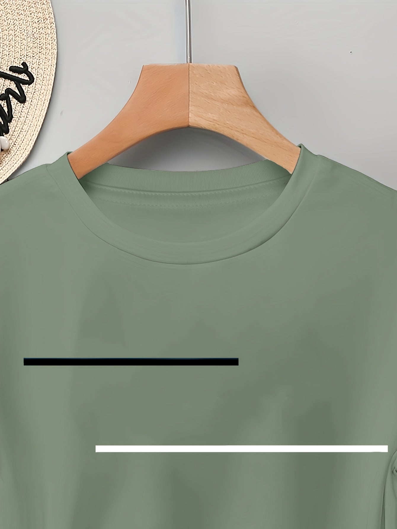 Women's Olive Green Long Sleeve T-Shirt - Minimalist Elegant Top, Soft Everyday Shirt for Casual & Formal Outfits - NC-13210, Allseason Top, Modern Fashion, Durable Clothing, Basic Blouse, Office Wear