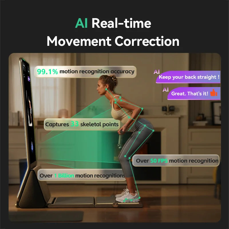 Professional Design 2024 Home Fitness Equipment Multifunctional Smart Gym Machines Business Home Exercise Technology