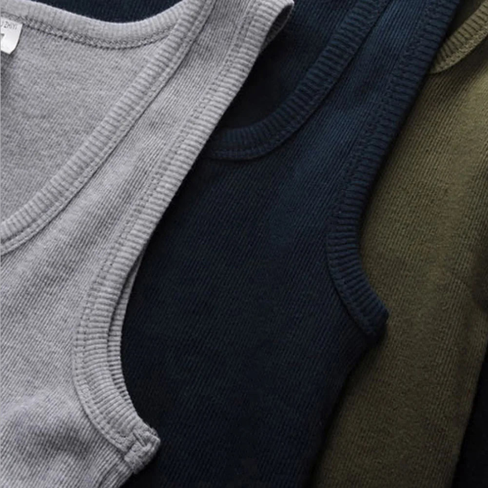 Men Sports Tank Tops Casual Tank Tops Summer Bodybuilding Sleeveless Vest Gym Fitness Slim Casual Undershirt simple Tank Tops