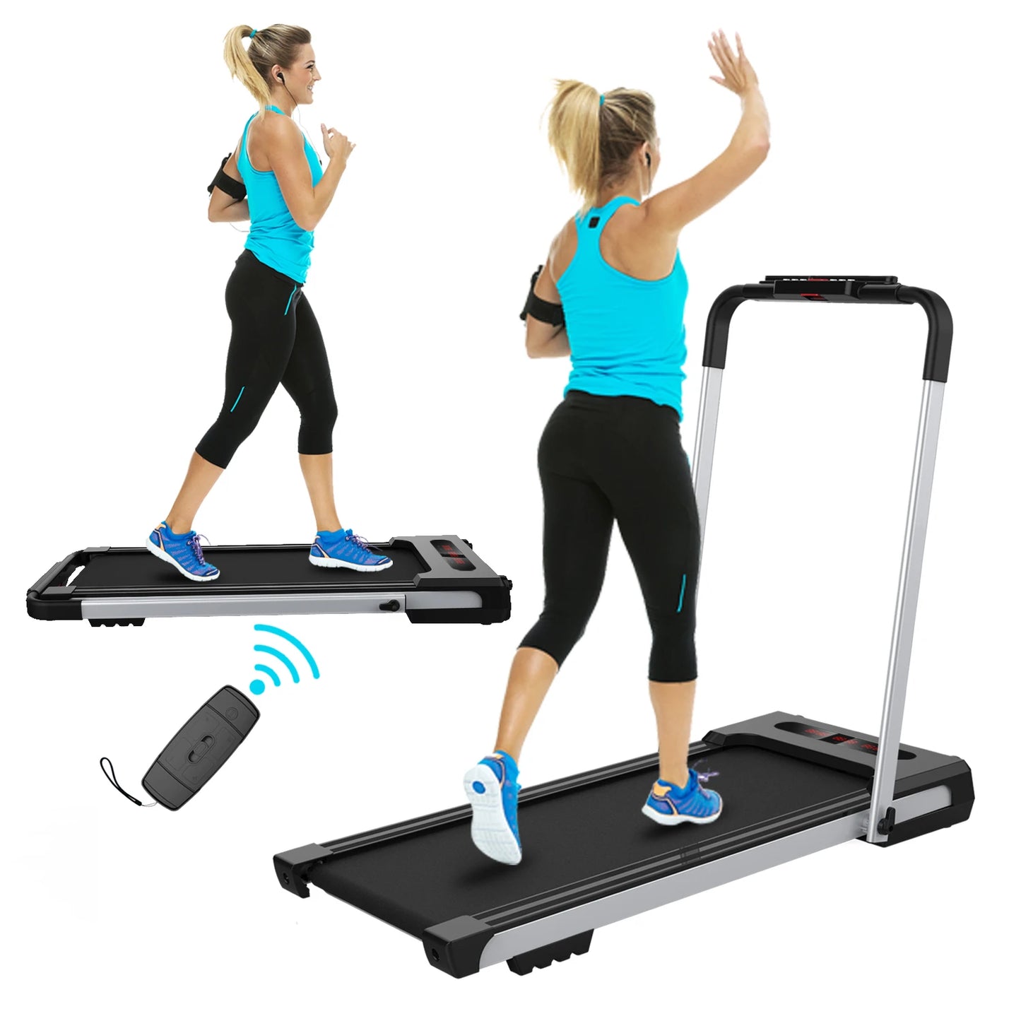 USA Ready to Ship Electric Treadmill Walking Pad Popular Folding Walking Pad Home Gym Machine High Quality Portable Treadmill