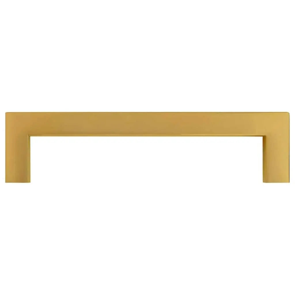 W2B VidaXL Standard Durable Cabinet Handle Set 10 Gold Stainless Steel 96mm 128mm for Closet Wardrobe Drawer Made Zinc Alloy Gym