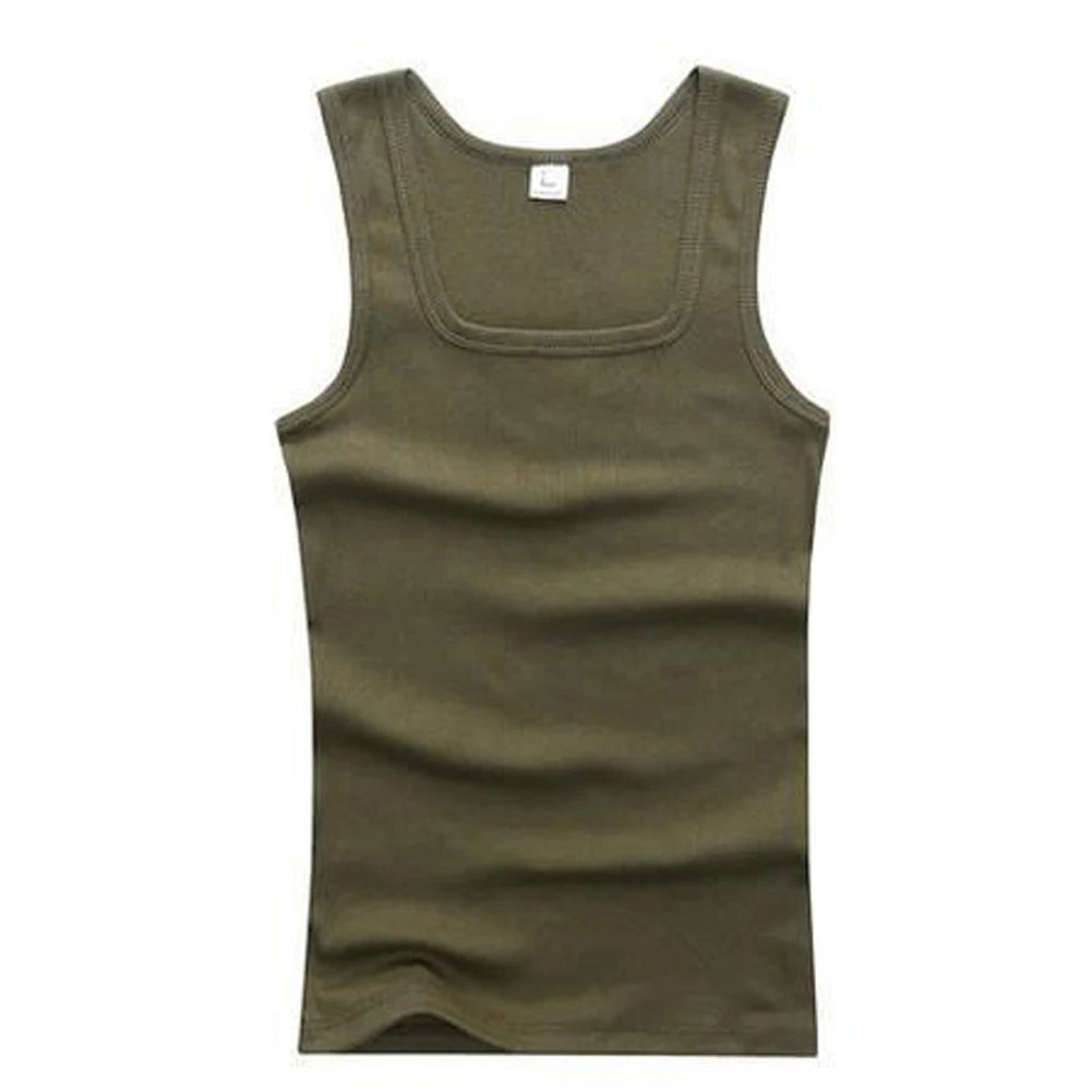 Men Sports Tank Tops Casual Tank Tops Summer Bodybuilding Sleeveless Vest Gym Fitness Slim Casual Undershirt simple Tank Tops
