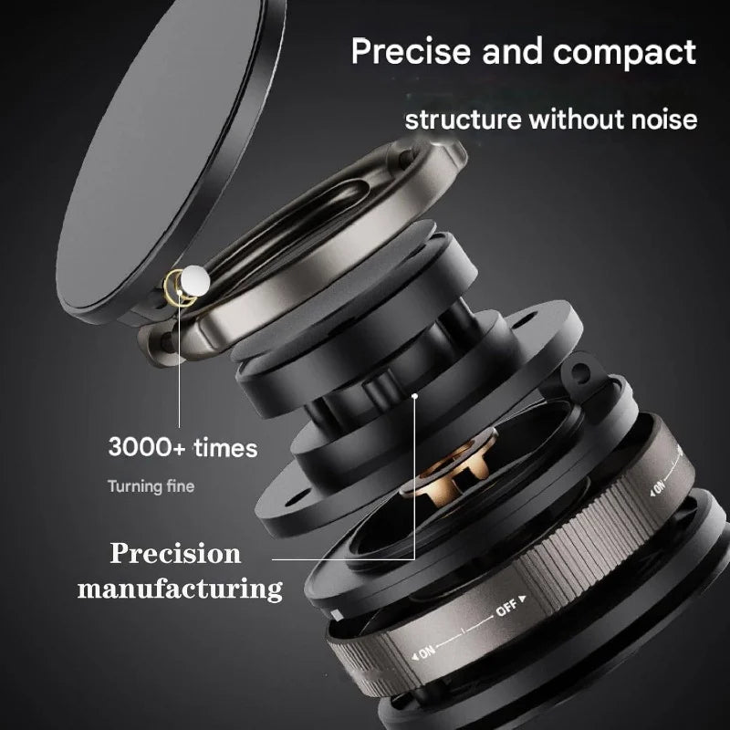Kingjoy Magnetic Phone Holder 360 Rotatable Strong Suction Mount Ideal for Car/Mirror/Gym/Shower/or Smooth Surface