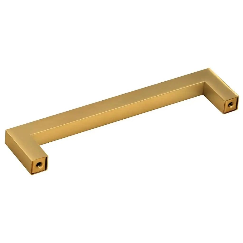 W2B VidaXL Standard Durable Cabinet Handle Set 10 Gold Stainless Steel 96mm 128mm for Closet Wardrobe Drawer Made Zinc Alloy Gym