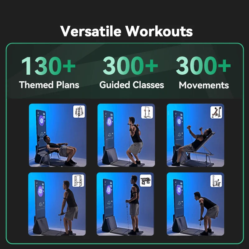 Professional Design 2024 Home Fitness Equipment Multifunctional Smart Gym Machines Business Home Exercise Technology