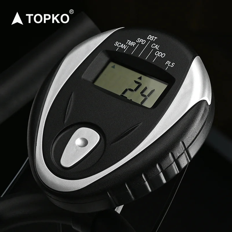 TOPKO US Warehouse Premium Gym Workout Spin Bike Magnetic Control Adjustable Spin Bike
