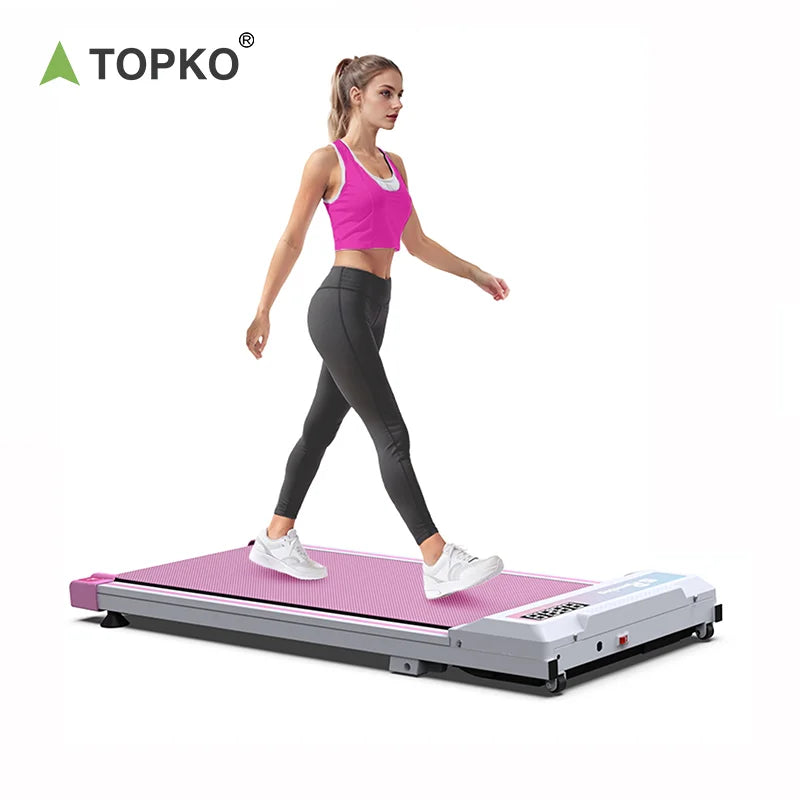 TOPKO US Warehouse Underdesk Treadmill with Removable Desk Fitness Exercise Running Machine Gym Home Use Folding Treadmill