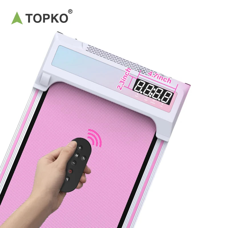 TOPKO US Warehouse Underdesk Treadmill with Removable Desk Fitness Exercise Running Machine Gym Home Use Folding Treadmill