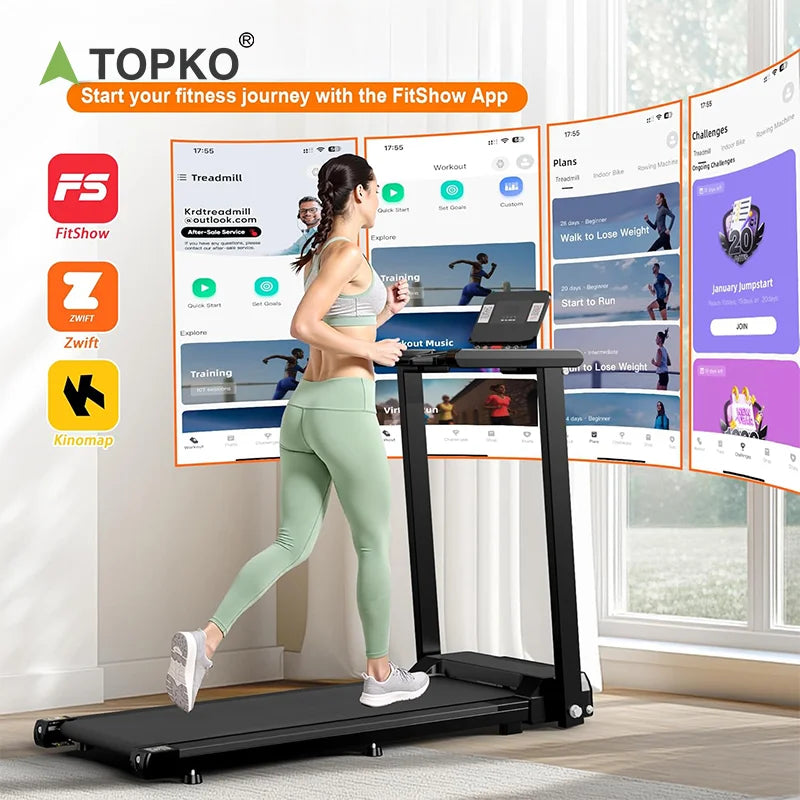 TOPKO Commercial Hot Selling Treadmill Running Machine with Extra Large Running Area for Gym Fitness Treadmill