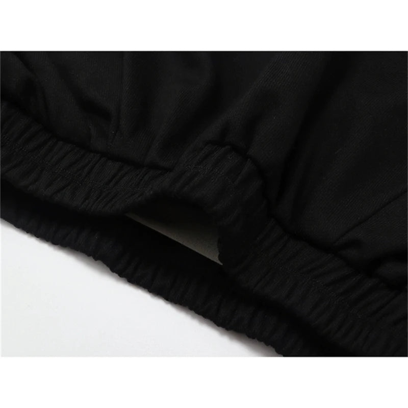 Woman Sweatshirt Hoodies Fashion Female Chic Loose Casual Streetwear Patchwork Ins Street Y2K Fake Two Pieces Hoodies Crop Top