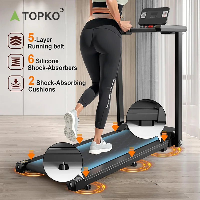 TOPKO Commercial Hot Selling Treadmill Running Machine with Extra Large Running Area for Gym Fitness Treadmill