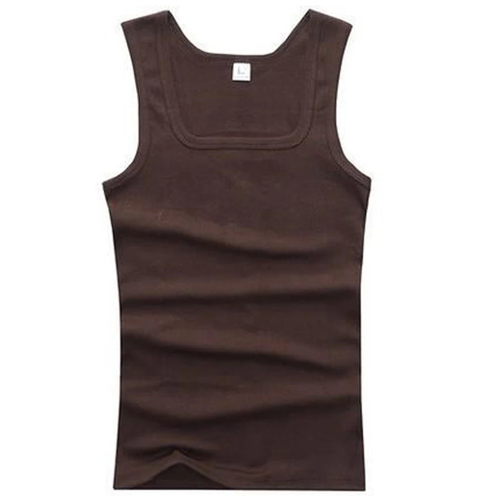 Men Sports Tank Tops Casual Tank Tops Summer Bodybuilding Sleeveless Vest Gym Fitness Slim Casual Undershirt simple Tank Tops