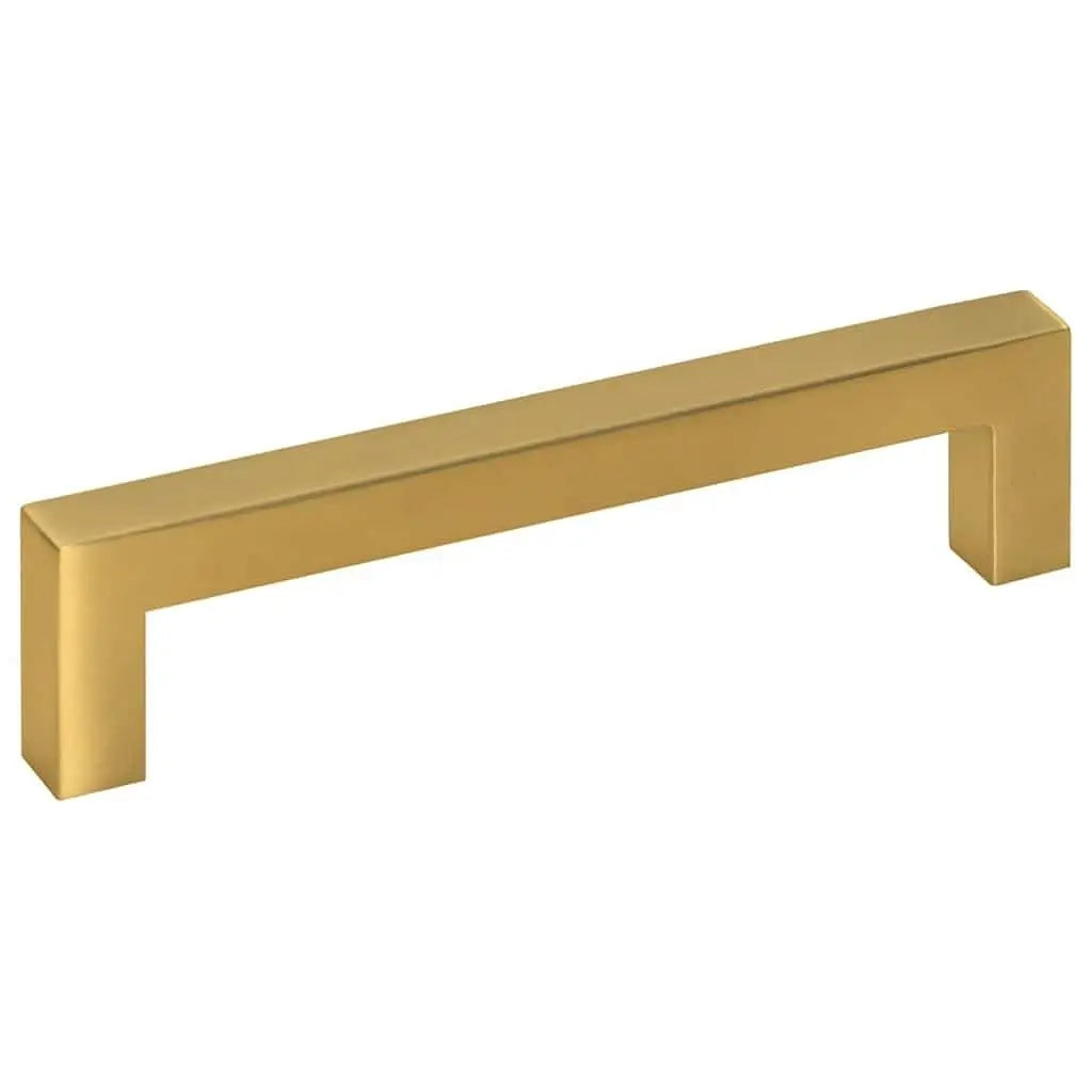 W2B VidaXL Standard Durable Cabinet Handle Set 10 Gold Stainless Steel 96mm 128mm for Closet Wardrobe Drawer Made Zinc Alloy Gym