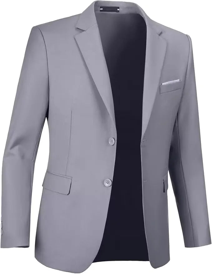 Men's fitted suit - Casual bright single-breasted jacket | Party, formal coat suitable for daily wedding banquets