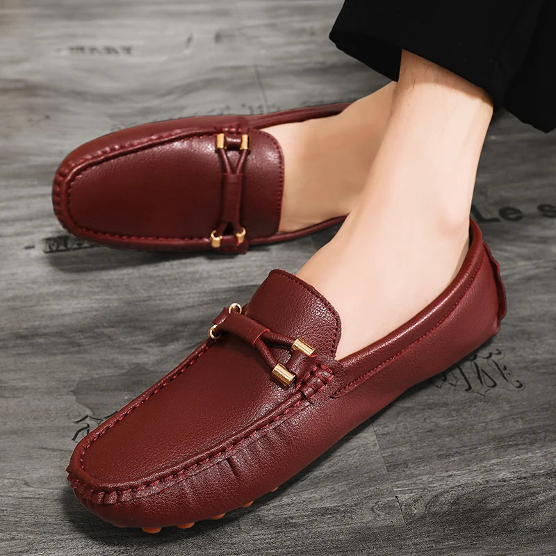 Mens Dress Shoes Men's Formal Leather Shoes for Men Elegant Casual Business Social Male Shoe Wedding Party Shoes Driving Shoe