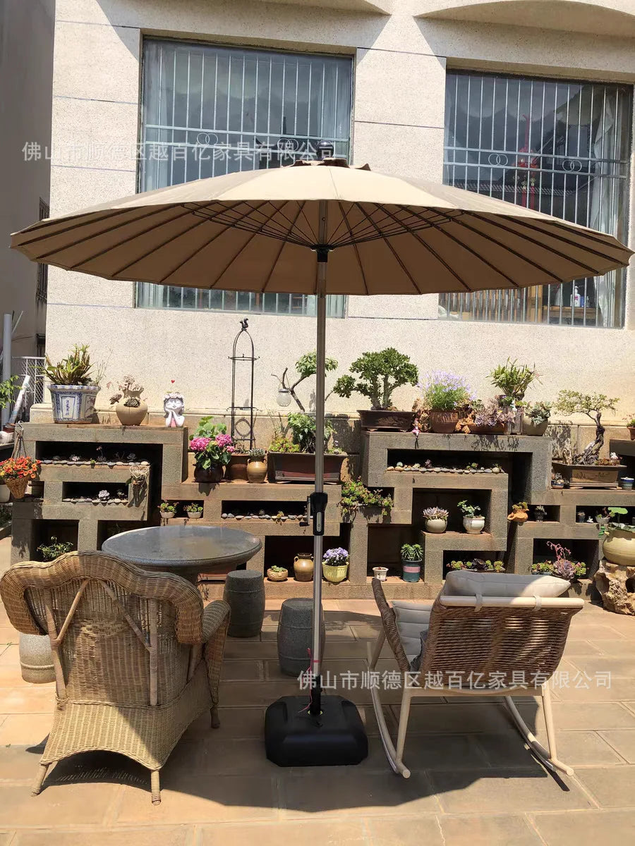 Cross-border outdoor mid-column outdoor sun camping courtyard leisure B & B garden