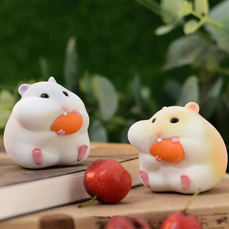 Home Decoration Cute Hatted Coin Hamster Luxury Home Decor For Car Interior Hanging Home Accessories Pendant desk decoration