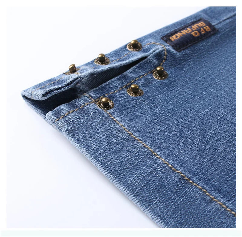 Women's Denim Skirts Spring Summer High-waisted Jeans Skirts Streetwear Female Sexy Sheath Skirts Fashion Split Retro Skirts
