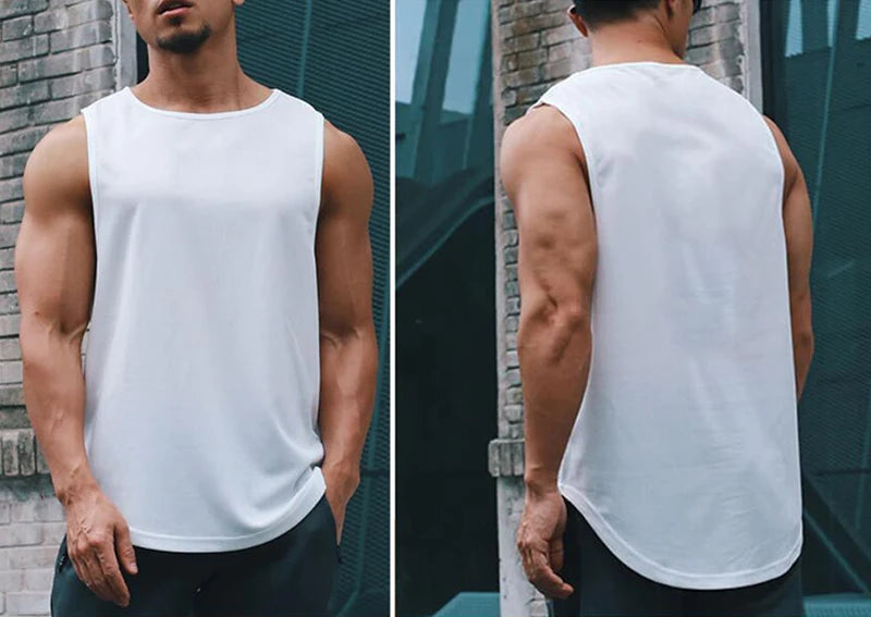 Men's Tops Tanks & Camis Basketball Clothing Tank Top Bodybuilding Mesh Gym T-shirt Man Singlets T-shirts Fitness Wear Tees
