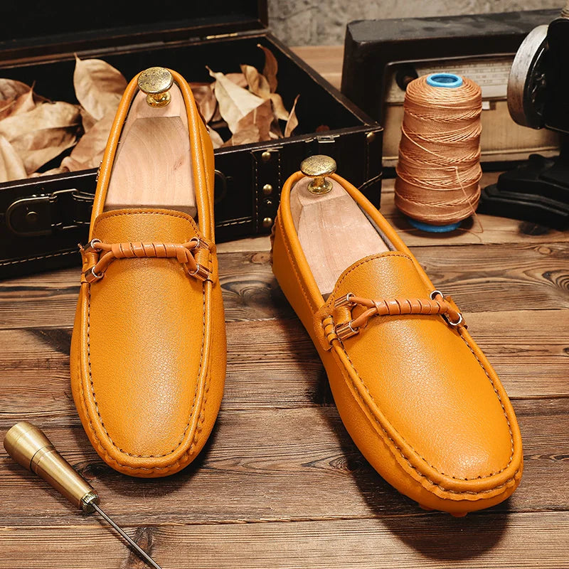 Mens Dress Shoes Men's Formal Leather Shoes for Men Elegant Casual Business Social Male Shoe Wedding Party Shoes Driving Shoe