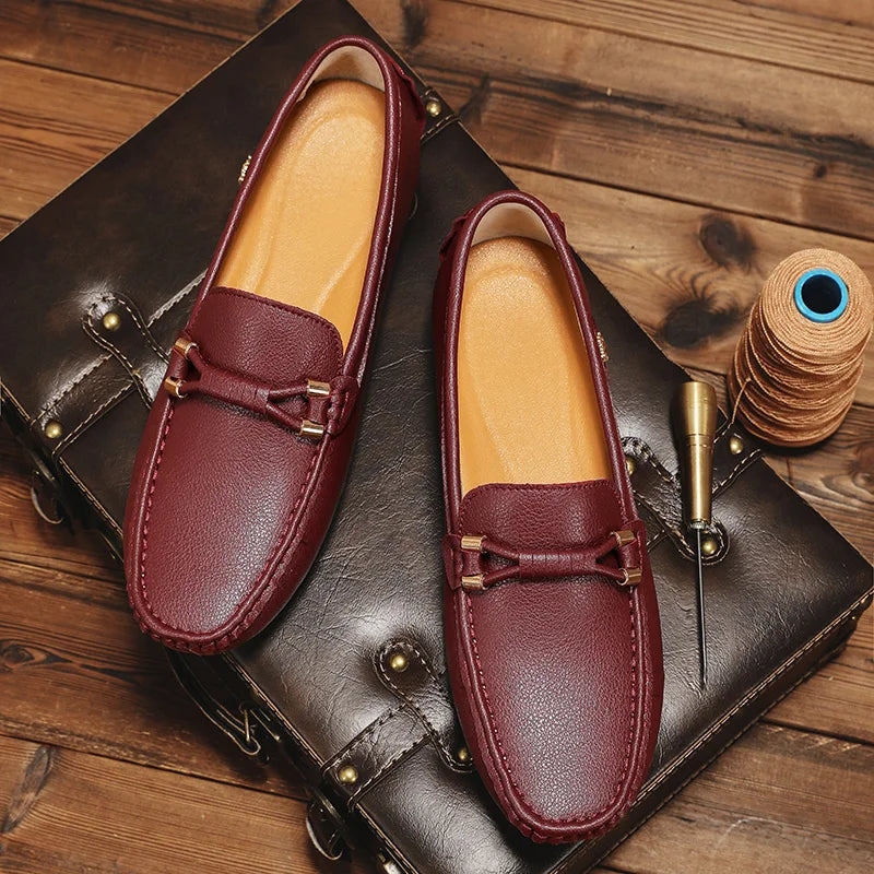 Mens Dress Shoes Men's Formal Leather Shoes for Men Elegant Casual Business Social Male Shoe Wedding Party Shoes Driving Shoe