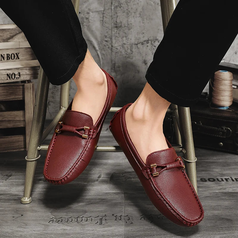 Mens Dress Shoes Men's Formal Leather Shoes for Men Elegant Casual Business Social Male Shoe Wedding Party Shoes Driving Shoe