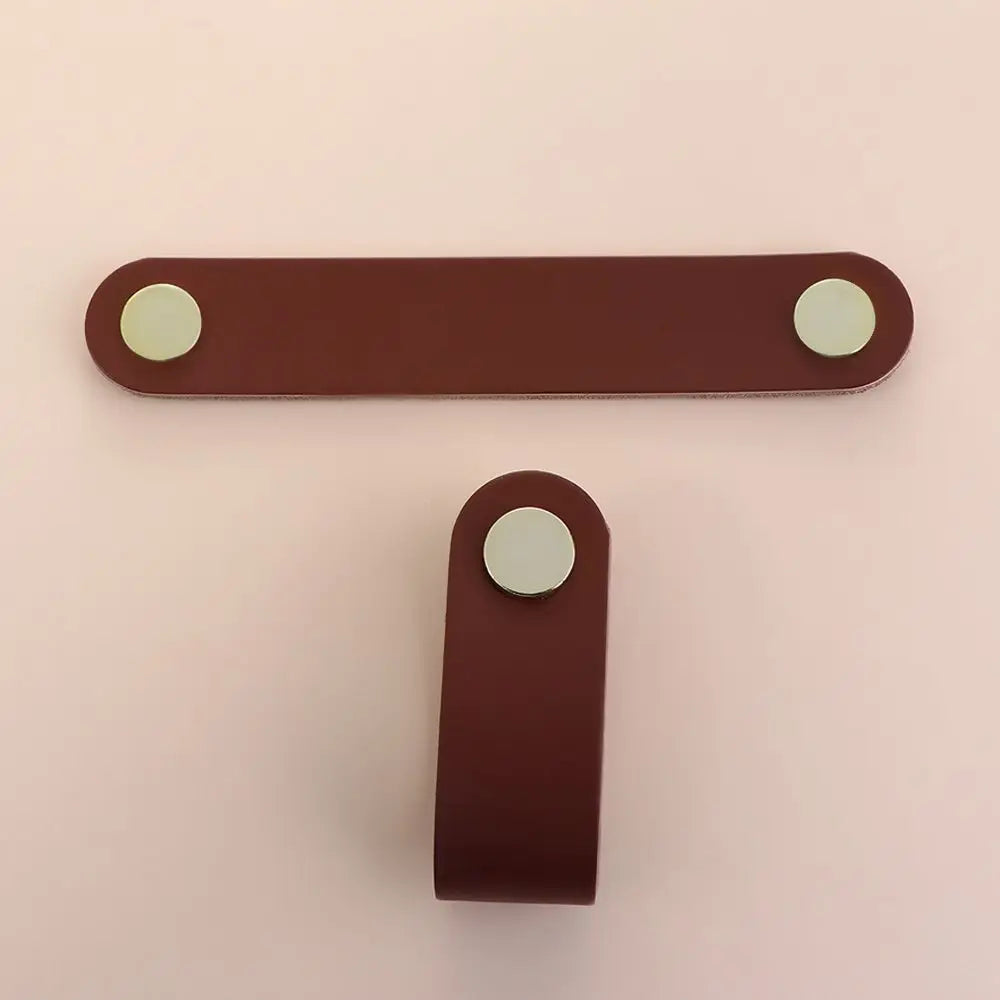 Furniture Modern Style Kitchen Wardrobe Cabinet Environmentally Soft Door Pulls Furniture Knobs Drawer Handle Leather Handle