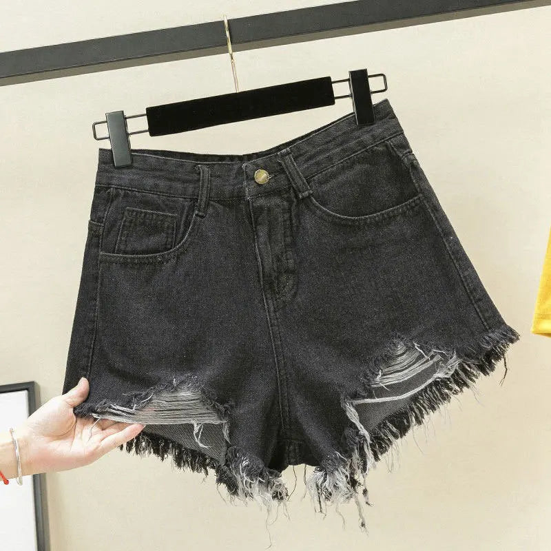 Korean A-Line Summer Denim Shorts