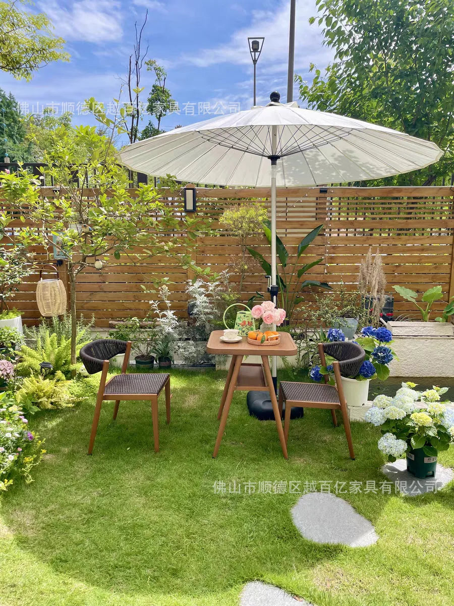 Cross-border outdoor mid-column outdoor sun camping courtyard leisure B & B garden