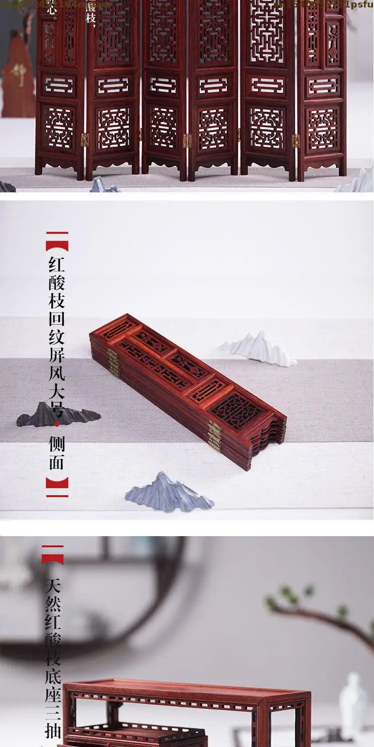 Miniature Antique Furniture Mini Table Models Chinese Handicrafts Doll Houses TV Movie Photographed Scene Retro Furniture Props