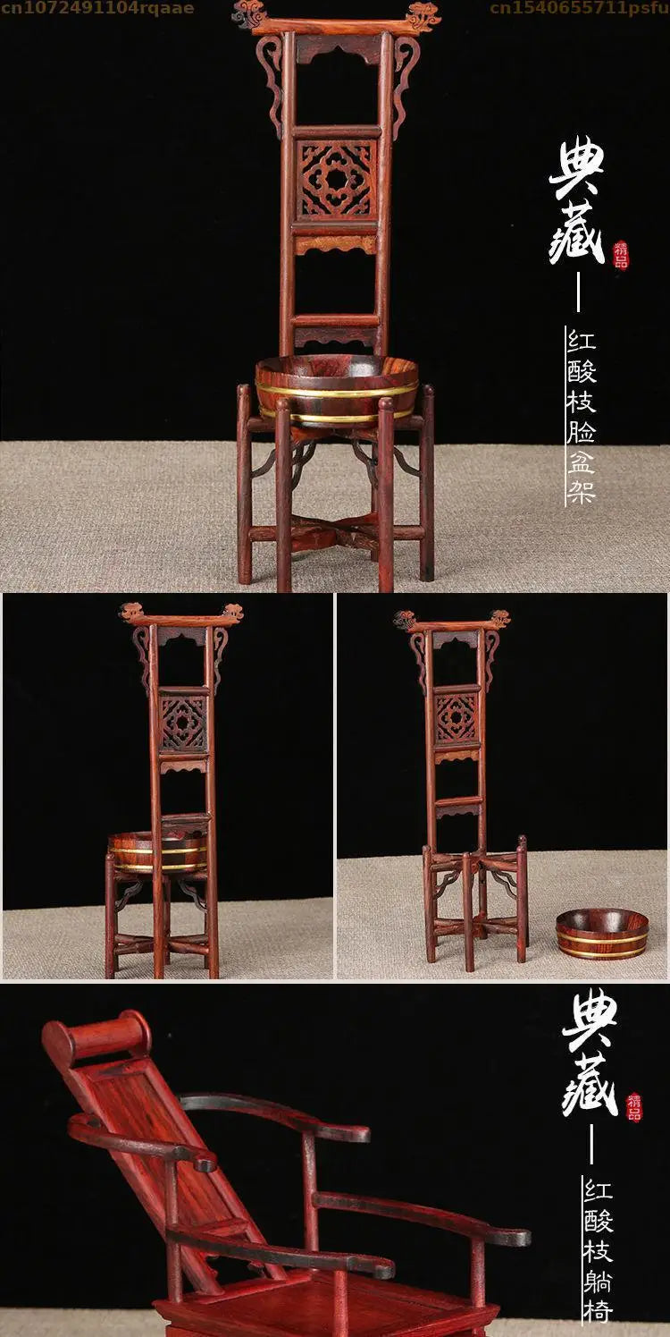 Miniature Antique Furniture Mini Table Models Chinese Handicrafts Doll Houses TV Movie Photographed Scene Retro Furniture Props