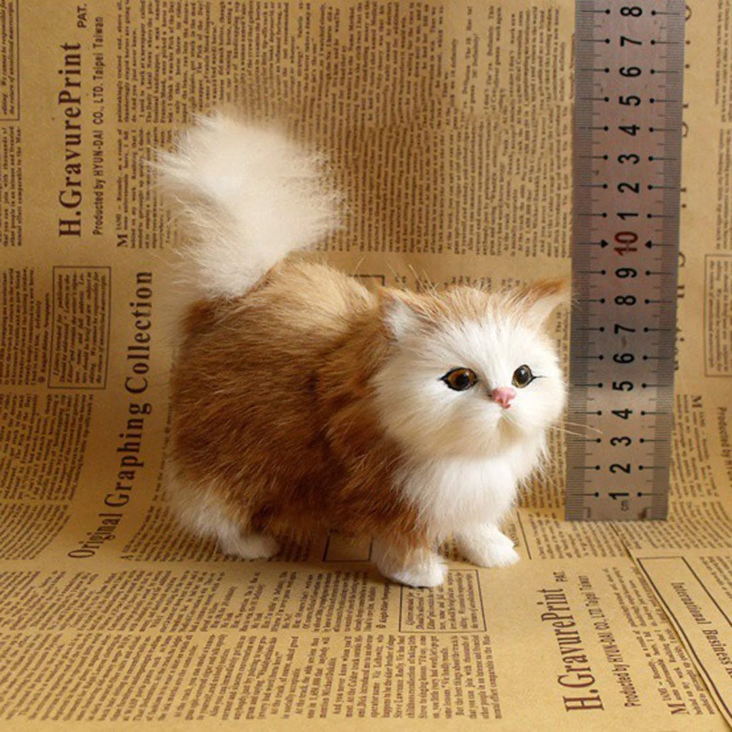 Simulation Cat Toys Plush Toys Simulation Models Children'S Gifts Cadeaux InvitéS هدايا