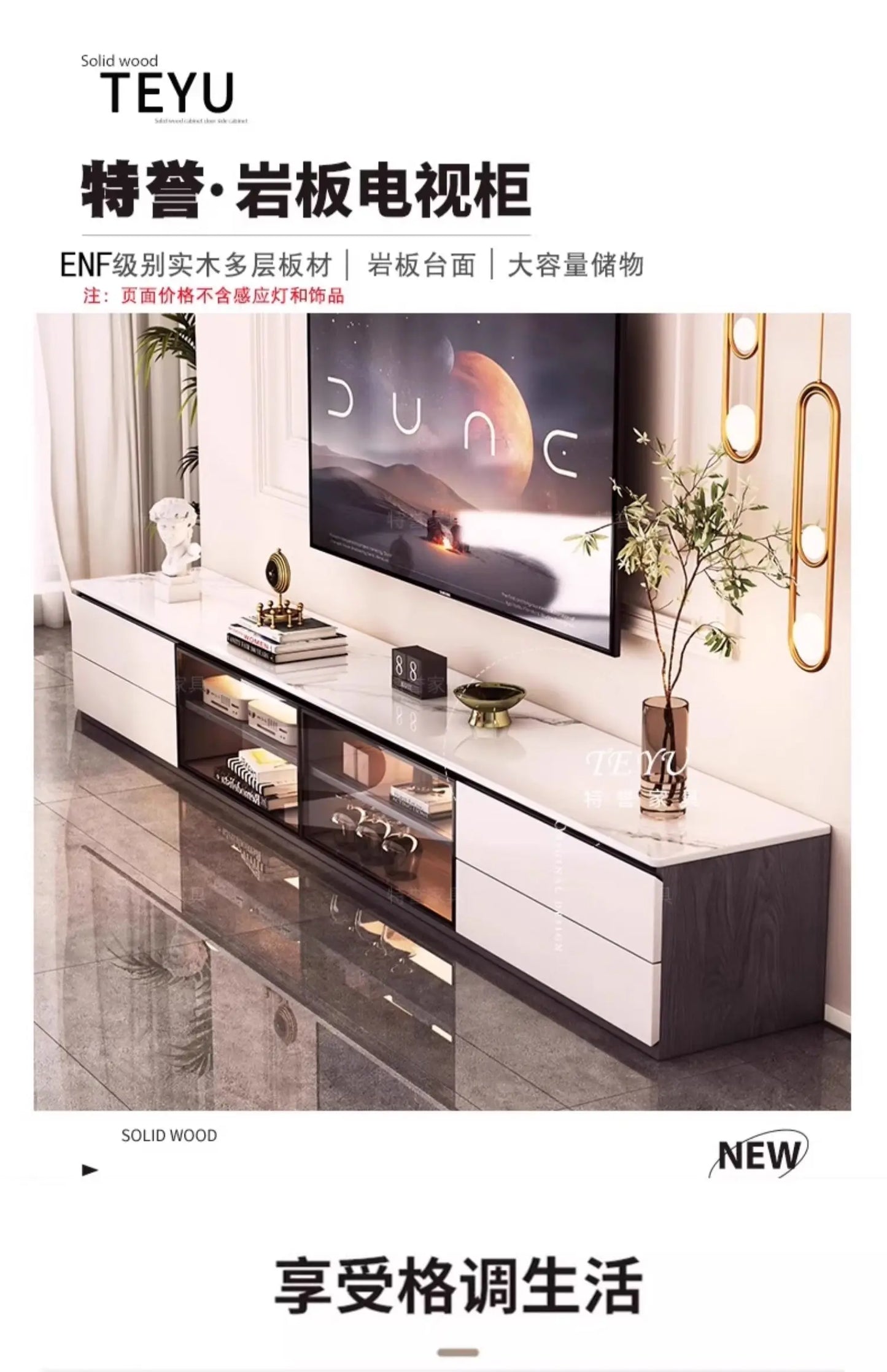 Modern Wood TV Stand