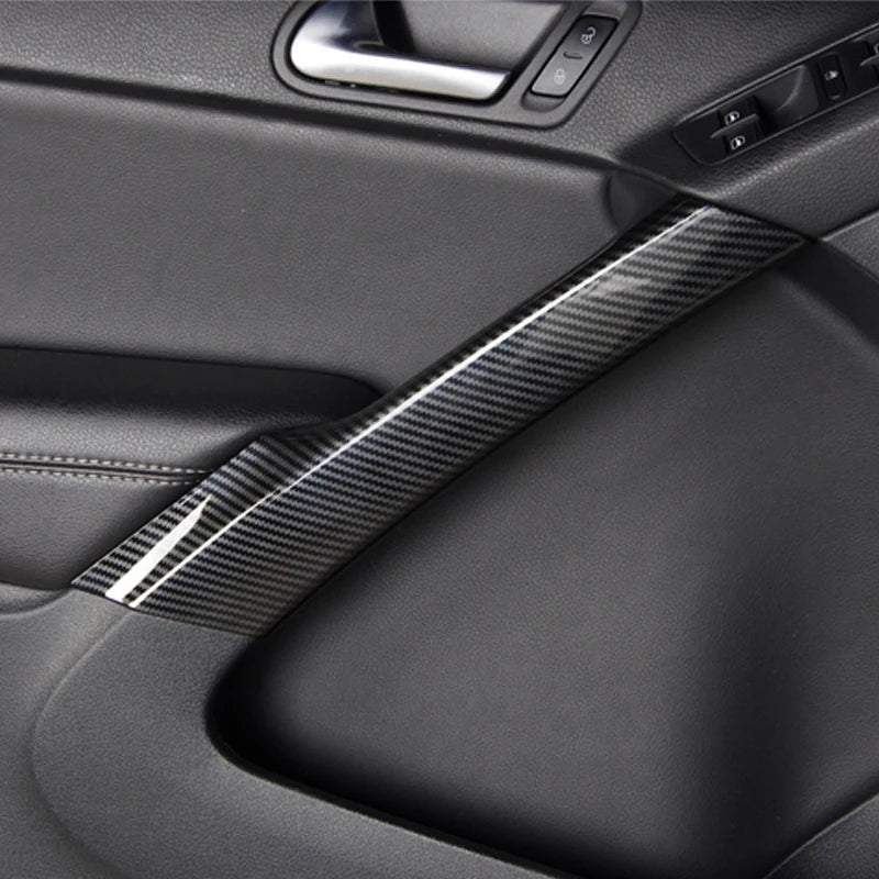 For VW Tiguan 2008 2009 2010 2011 2012 2013 2014 2015 2016 Car Styling Accessories Interior Door Armrest Handle Pull Cover Trim