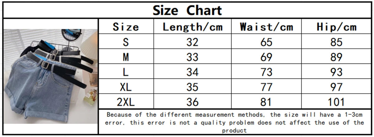 Women High Waist Denim Shorts Sexy Girl Spring Summer New In Short Jeans Wide Leg A Line Y2K Hot Pants Cowboy Casual Streetwear