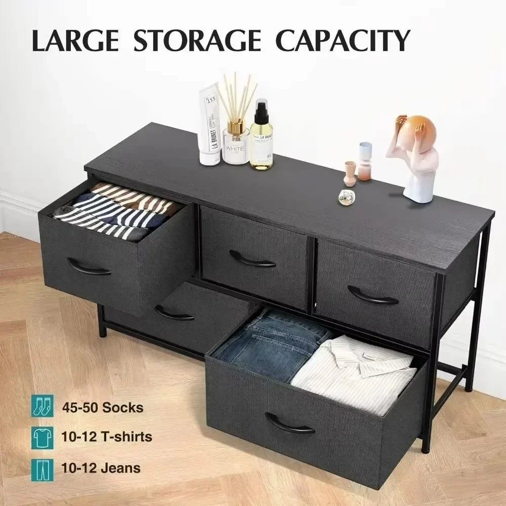 Fabric Drawer Storage Cabinet Simple Children's Toy Cabinet Drawer Style Fabric Storage Cabinet Bedroom Iron Five Dou Cabinet