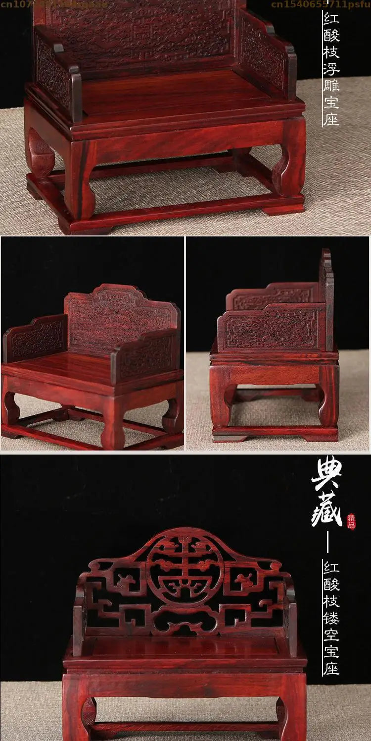 Miniature Antique Furniture Mini Table Models Chinese Handicrafts Doll Houses TV Movie Photographed Scene Retro Furniture Props