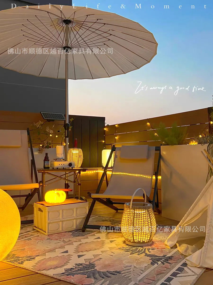 Cross-border outdoor mid-column outdoor sun camping courtyard leisure B & B garden