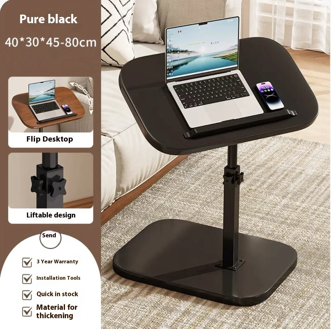 Mobile adjustable edge table Household foldable Mobile Lift Computer Desk Folding living room Desk Dormitory Bedside Table