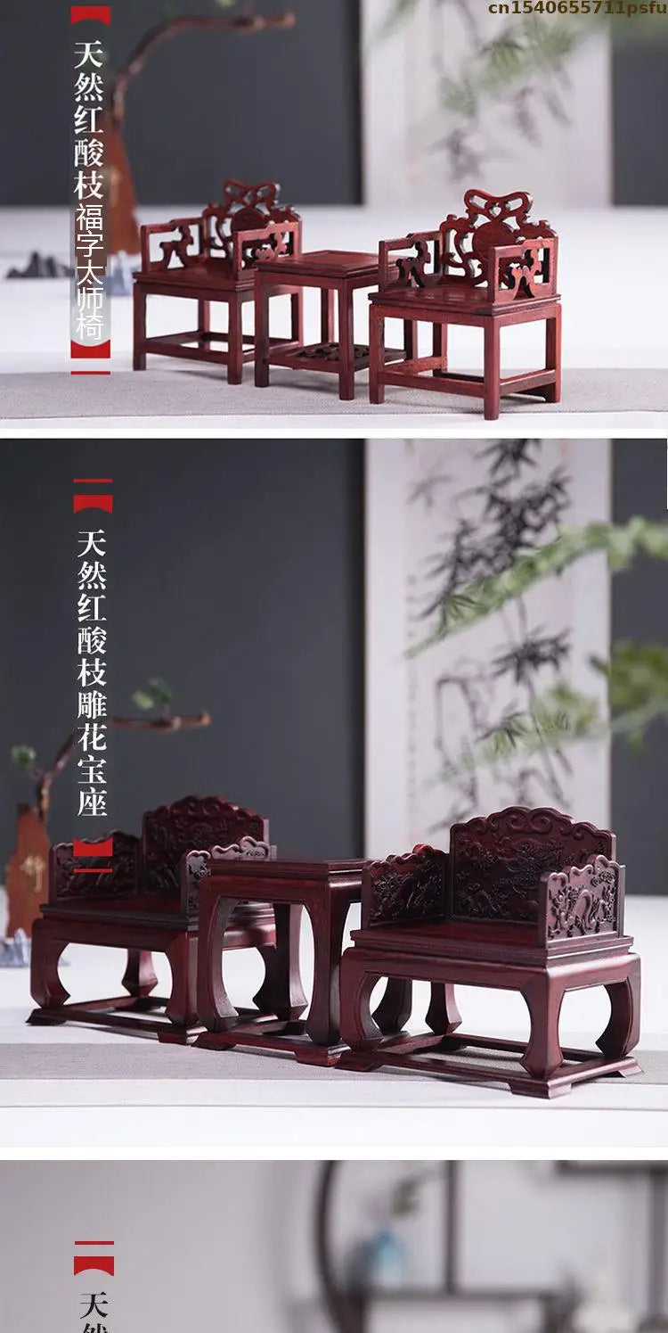 Miniature Antique Furniture Mini Table Models Chinese Handicrafts Doll Houses TV Movie Photographed Scene Retro Furniture Props