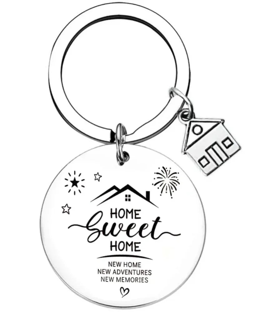 New Home Housewarming Gifts keyrings keychains House Warming Gifts New Home First Home key chains