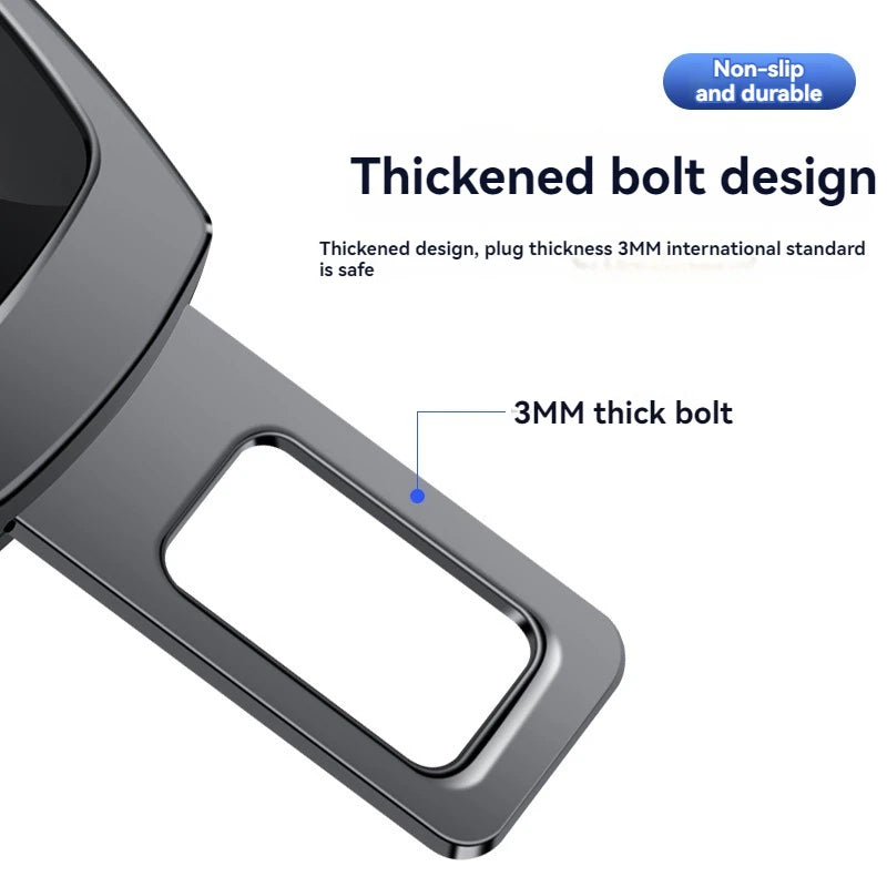 New Adjustable Car Interior Seat belt Clip Metal Extenders Car Safety Belt Extension Car Accessories For BYD Car