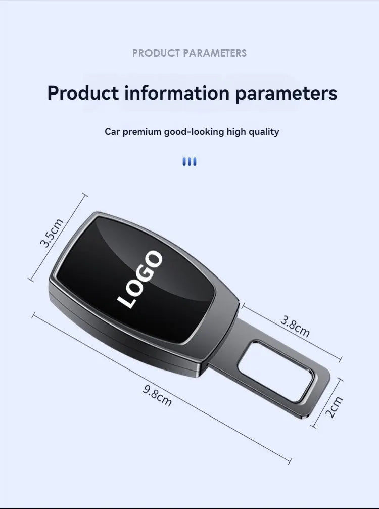 New Adjustable Car Interior Seat belt Clip Metal Extenders Car Safety Belt Extension Car Accessories For BYD Car