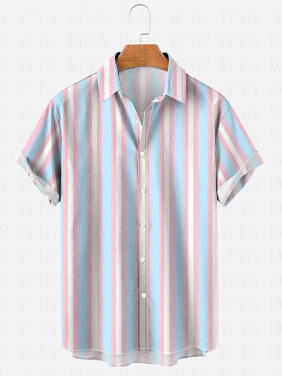 Bear Pride Flag Printed Shirt Hawaiian Shirts Summer Women For Men Tops