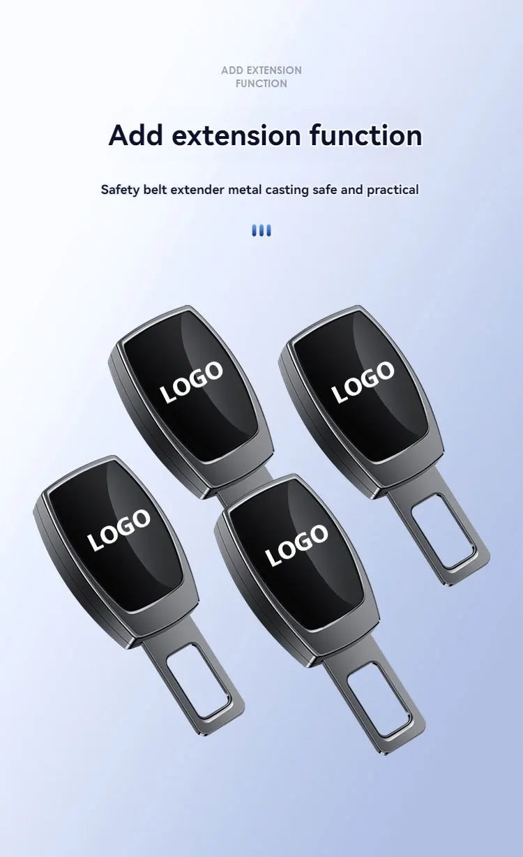 New Adjustable Car Interior Seat belt Clip Metal Extenders Car Safety Belt Extension Car Accessories For BYD Car