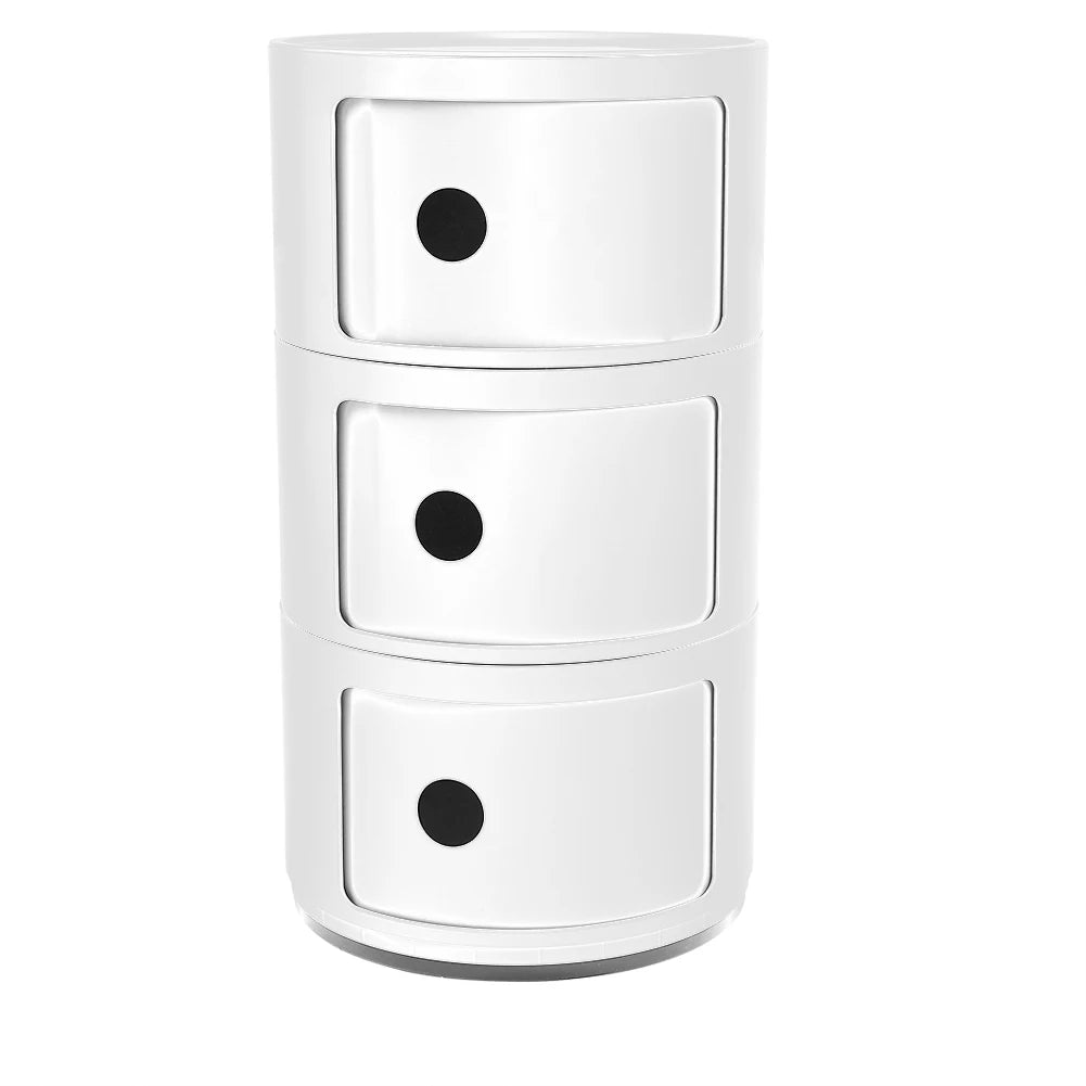 Furniture Cabinet Nightstand Bedside Cabinet Modern Furniture Bedside Cabinet Nightstand Multifunctional Circle Storage Table