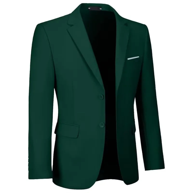 Men's fitted suit - Casual bright single-breasted jacket | Party, formal coat suitable for daily wedding banquets